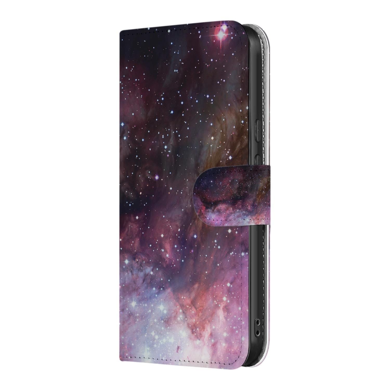Heelal wallet hoesje voor Google Pixel 10a met pasjeshouder
