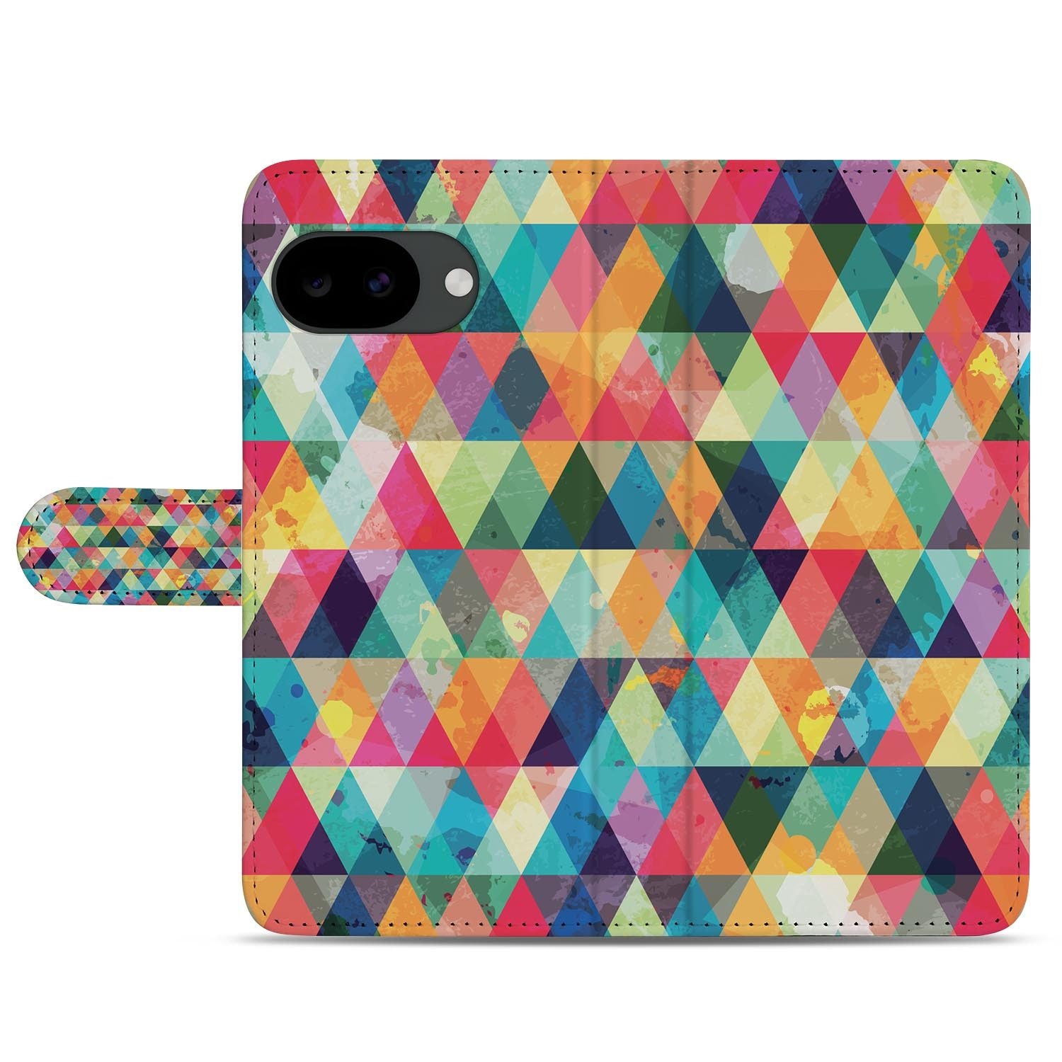 Google Pixel 10a portemonnee hoesje met Geruit design