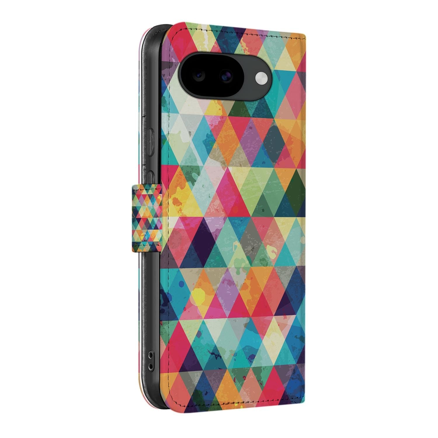 Bookcase hoesje Google Pixel 10a met Geruit print