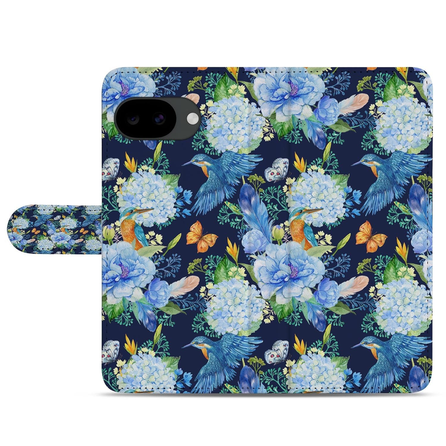 Google Pixel 10a portemonnee hoesje met IJsvogel design