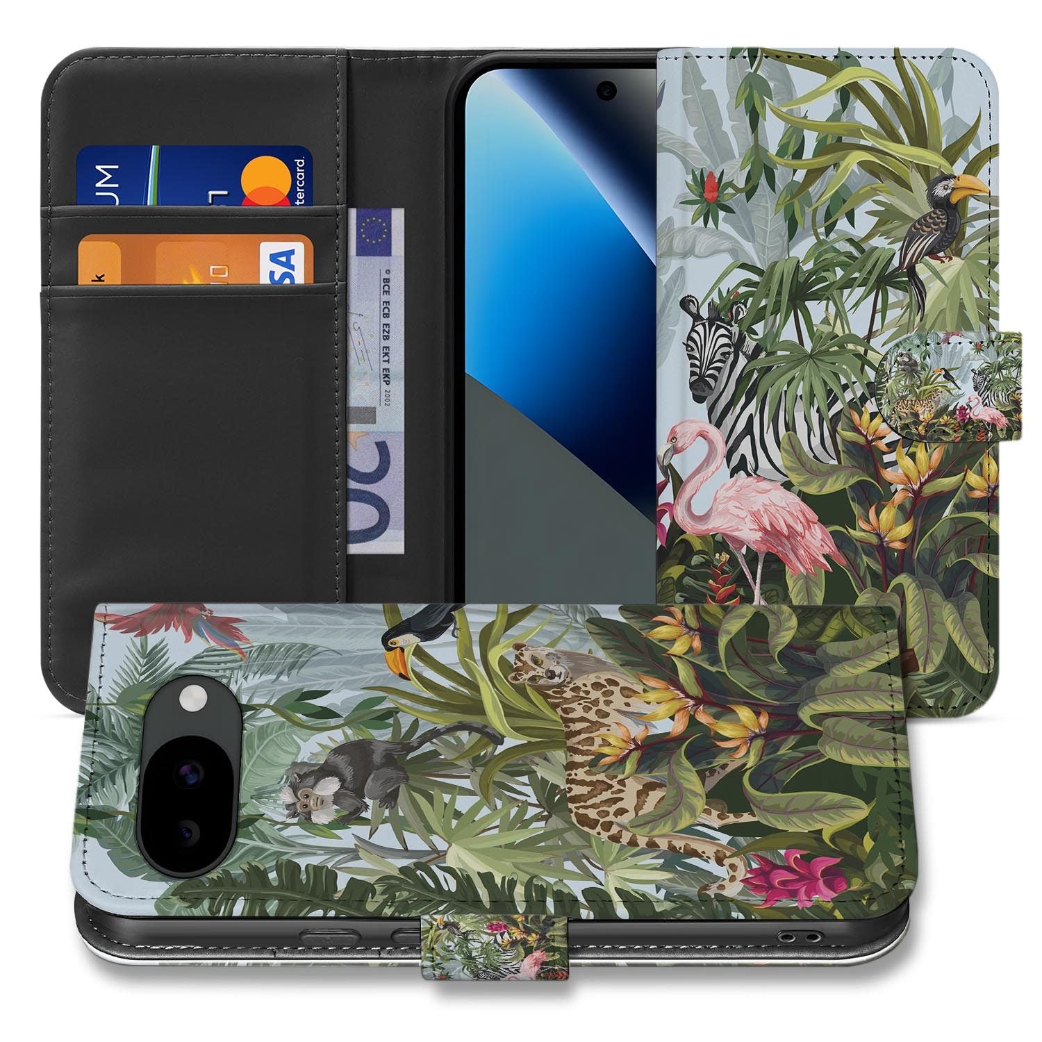 Jungle bookcase hoesje voor de Google Pixel 10a