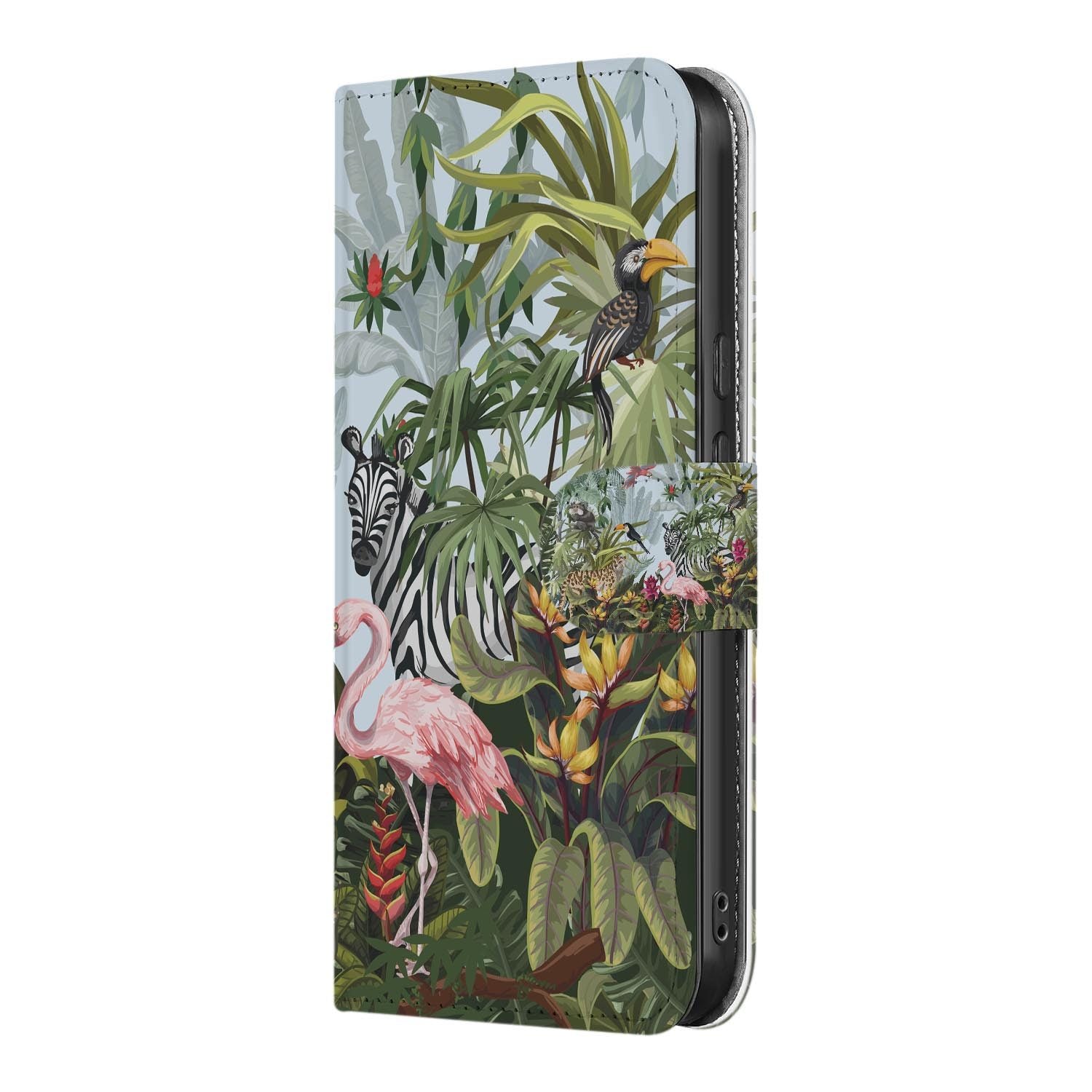 Jungle wallet hoesje voor Google Pixel 10a met pasjeshouder