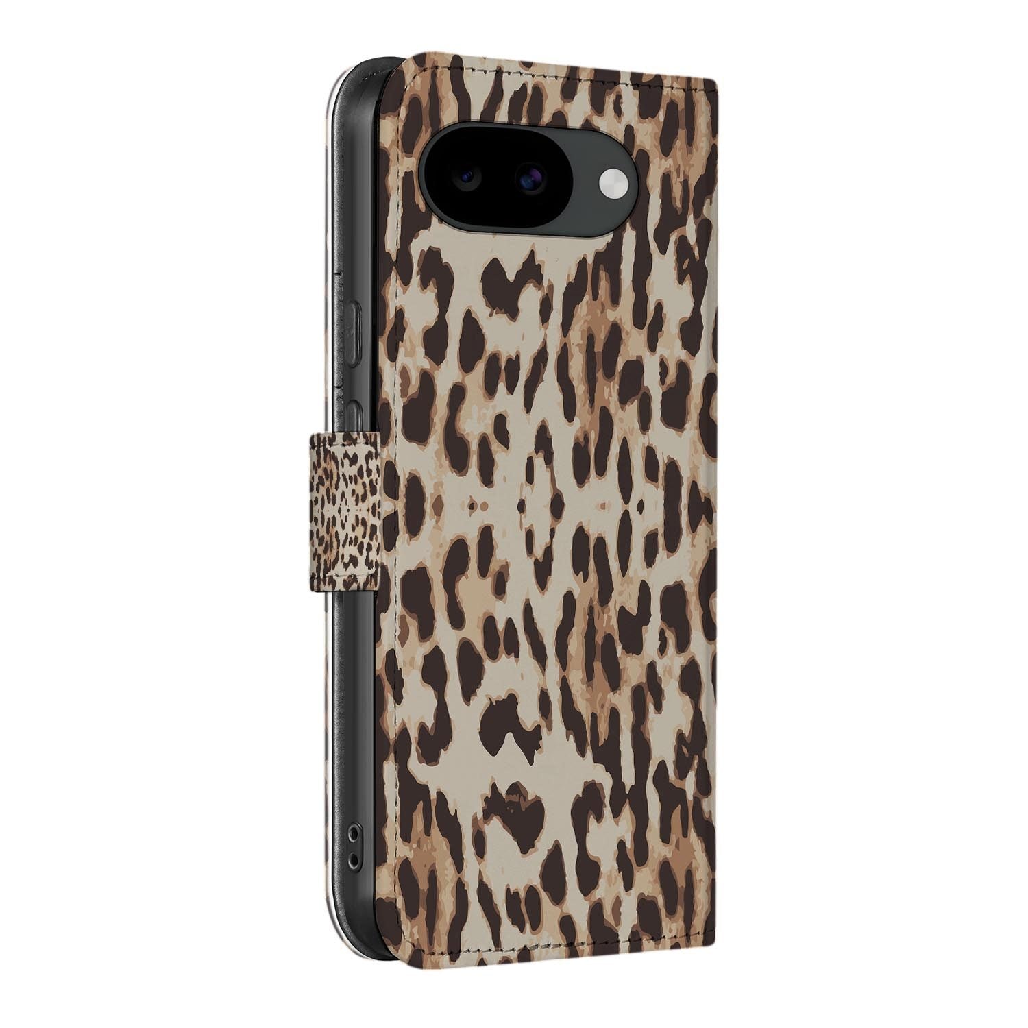 Bookcase hoesje Google Pixel 10a met Leopard print