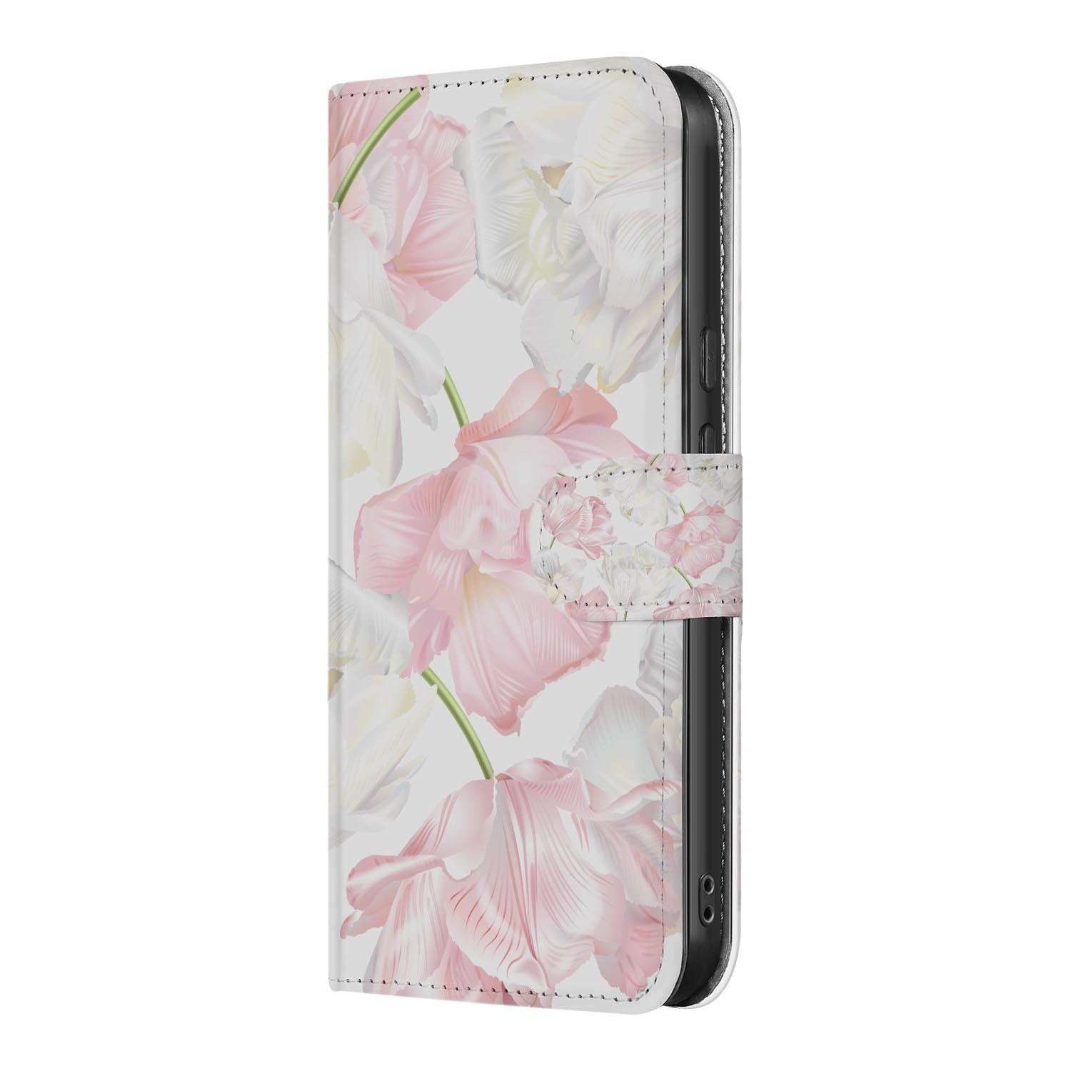 Lovely Flowers wallet hoesje voor Google Pixel 10a met pasjeshouder