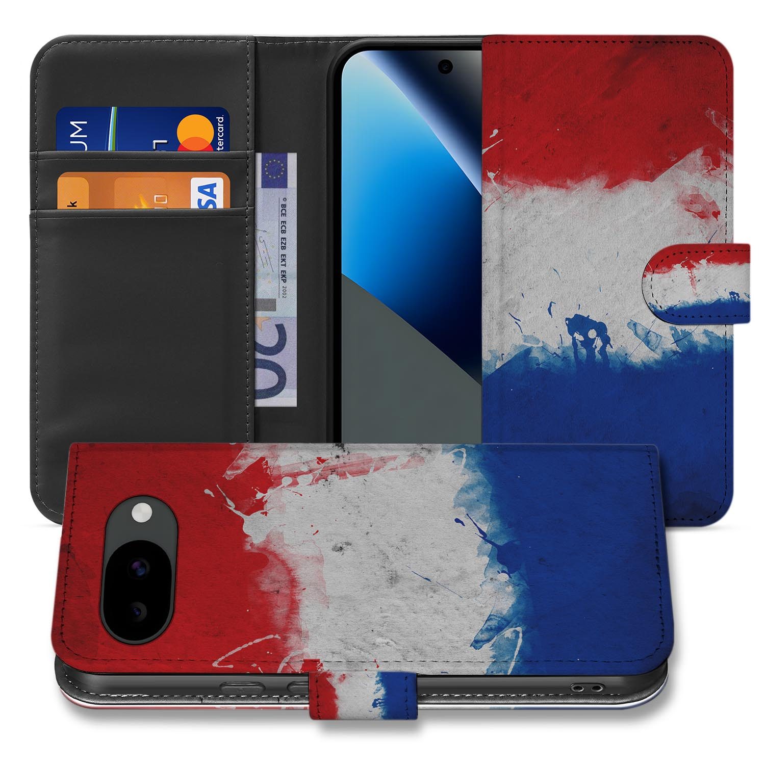 Nederlandse Vlag bookcase hoesje voor de Google Pixel 10a