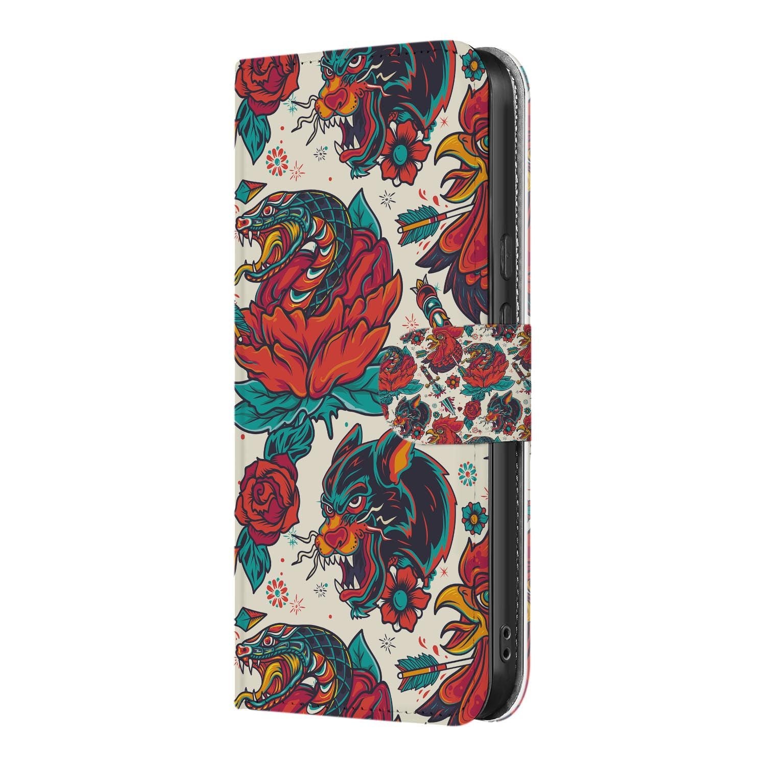 Old Skool wallet hoesje voor Google Pixel 10a met pasjeshouder