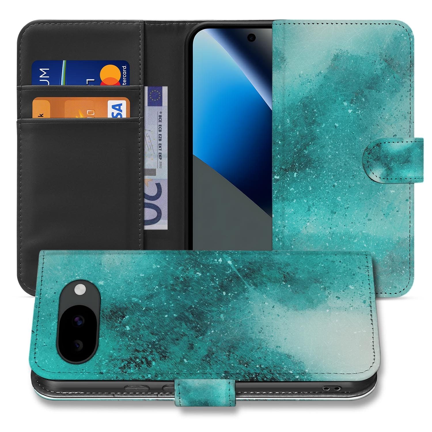 Painting Blue bookcase hoesje voor de Google Pixel 10a