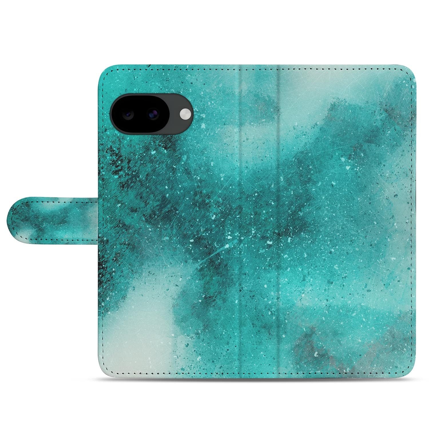 Google Pixel 10a portemonnee hoesje met Painting Blue design