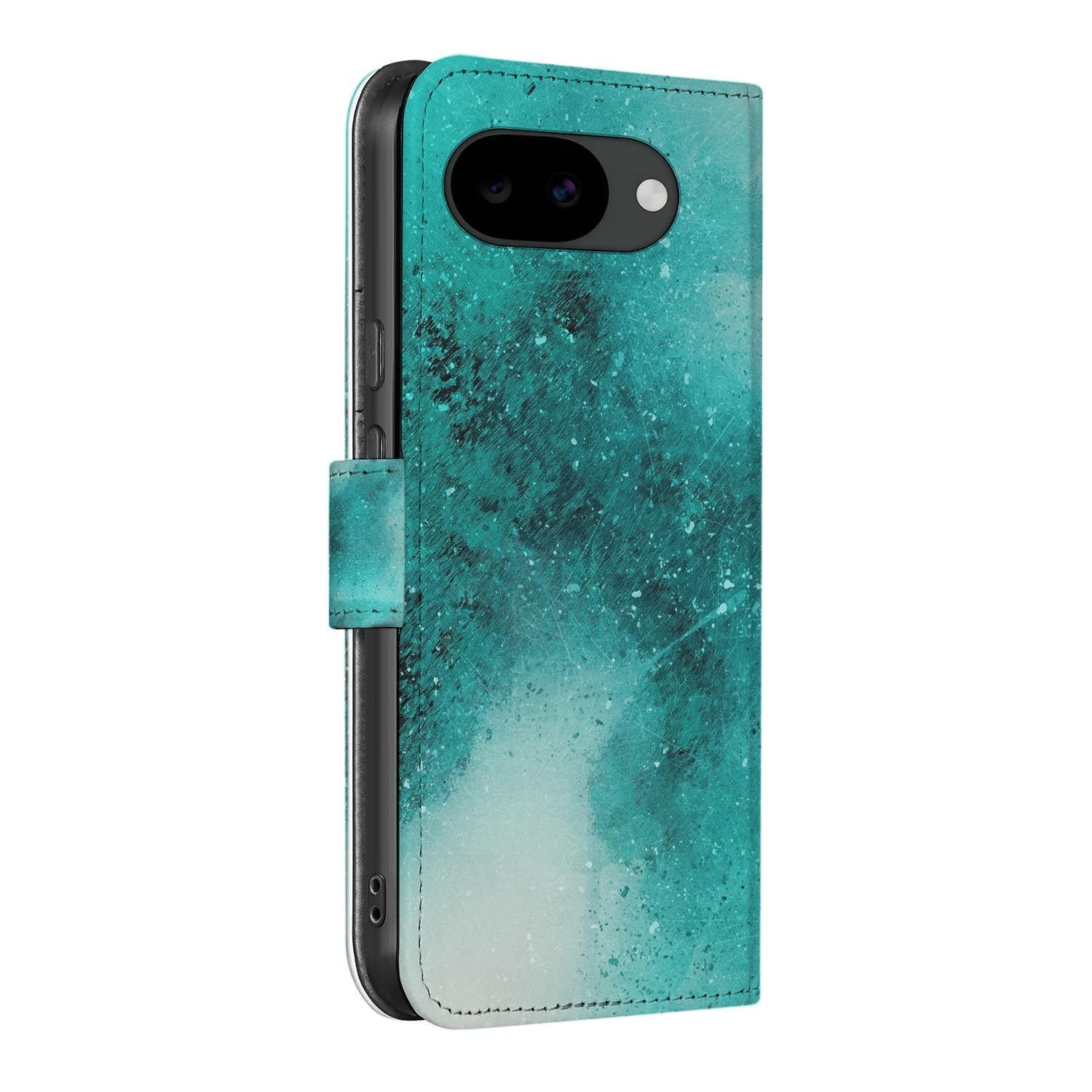 Bookcase hoesje Google Pixel 10a met Painting Blue print