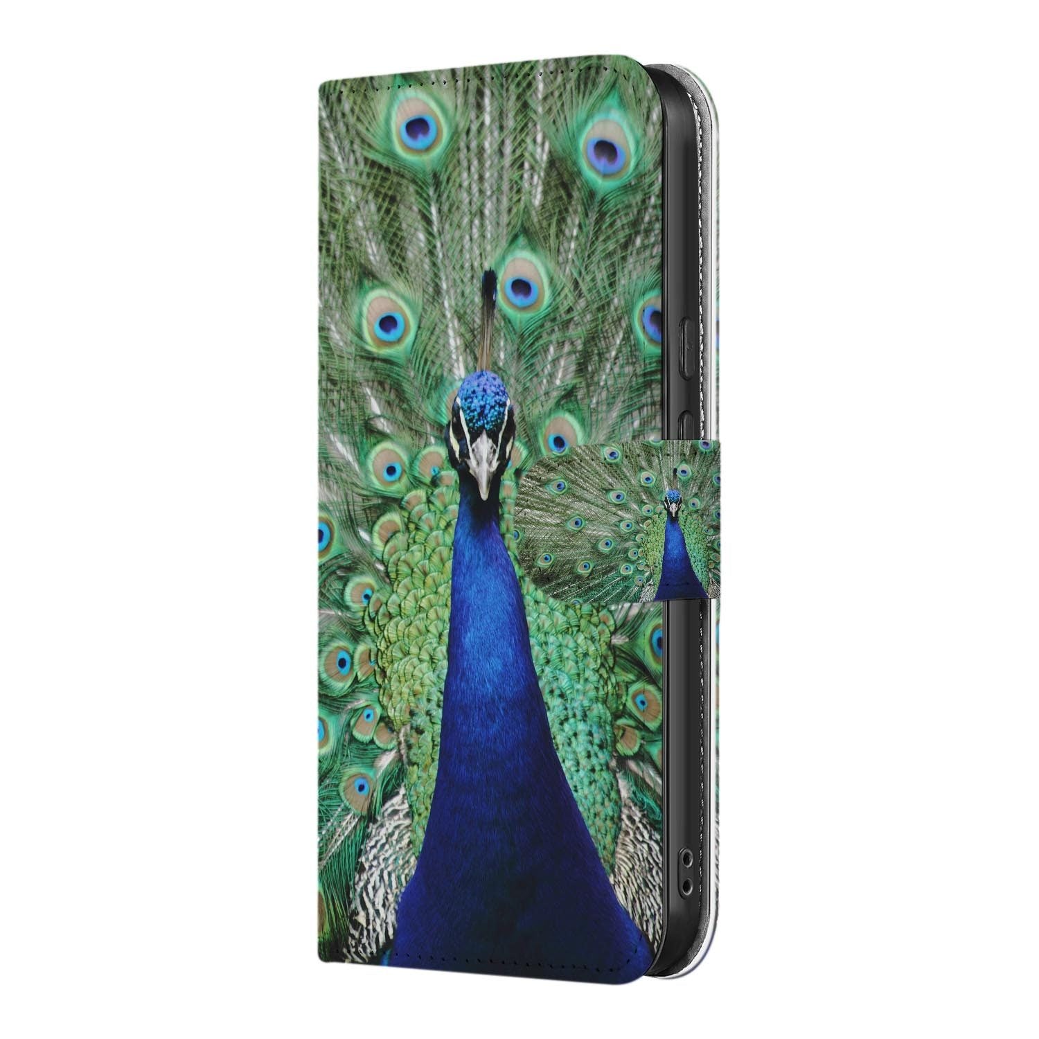 Pauwprint wallet hoesje voor Google Pixel 10a met pasjeshouder