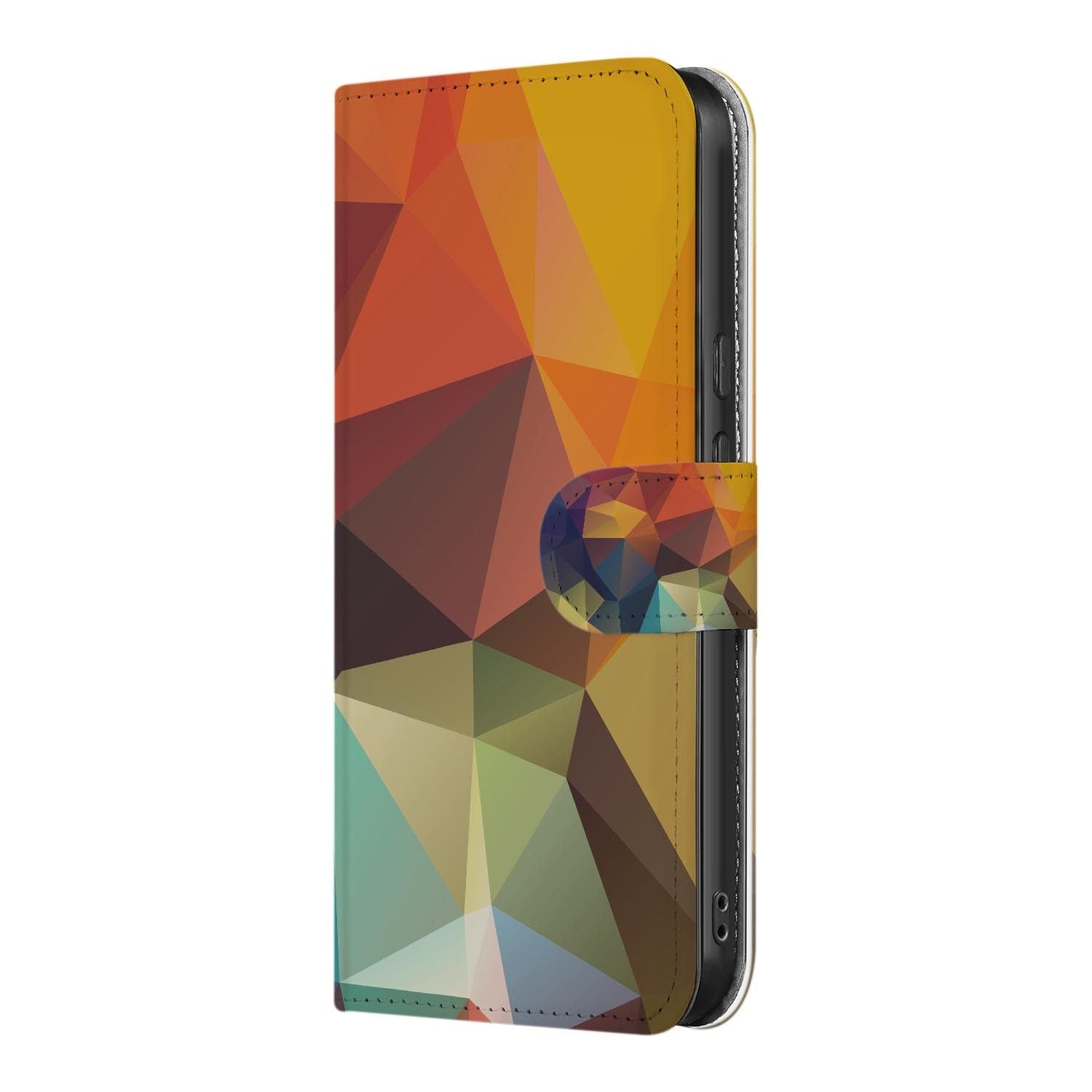 Polygon Kleur wallet hoesje voor Google Pixel 10a met pasjeshouder