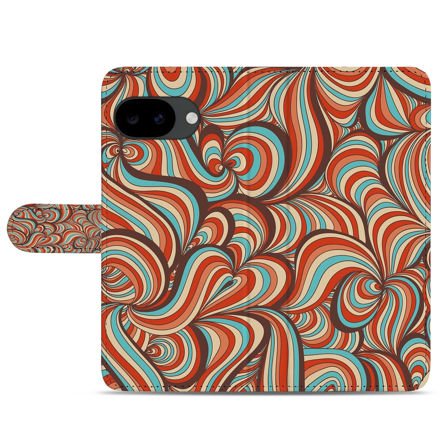 Google Pixel 10a portemonnee hoesje met Retro design