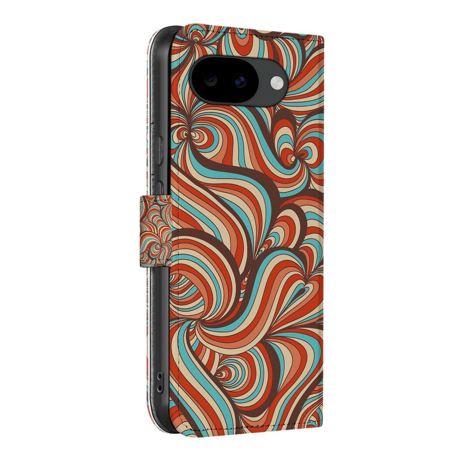 Bookcase hoesje Google Pixel 10a met Retro print