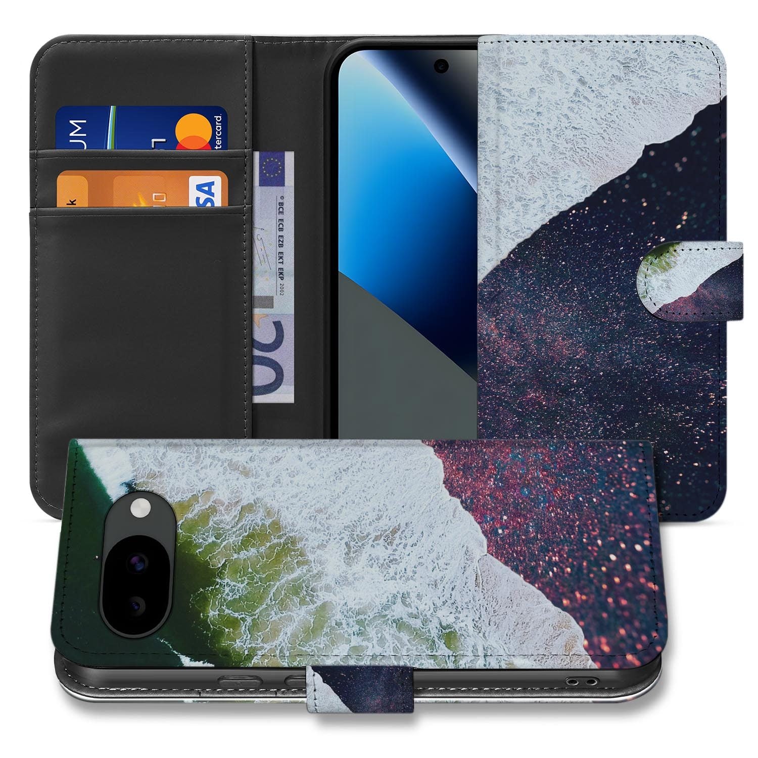 Sea in Space bookcase hoesje voor de Google Pixel 10a