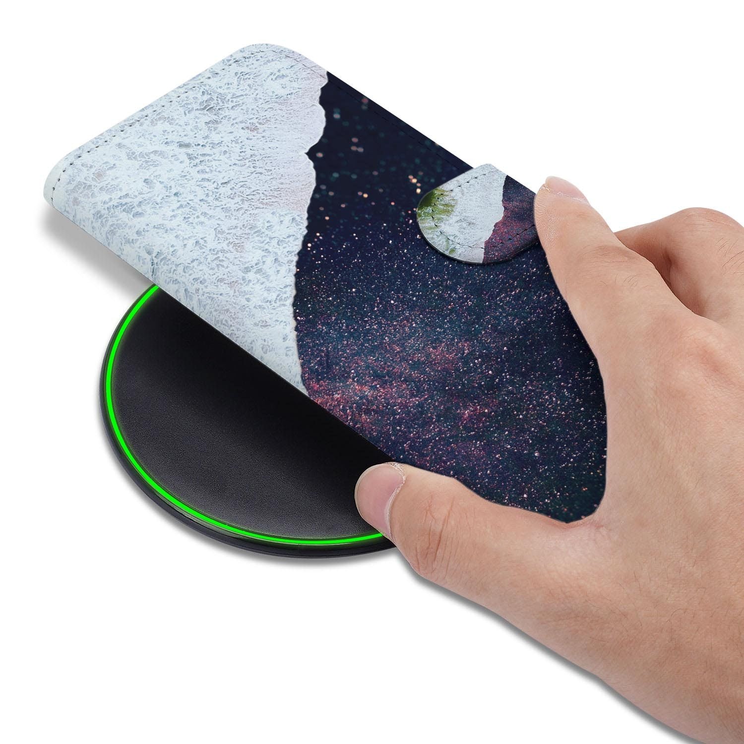 Hoesje met pasjeshouder voor Google Pixel 10a in Sea in Space stijl