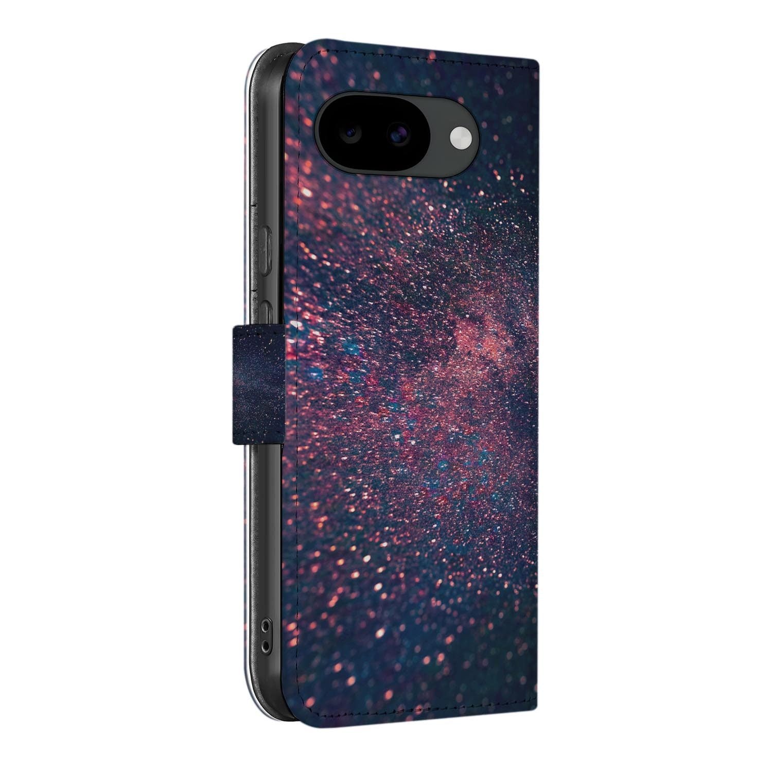 Bookcase hoesje Google Pixel 10a met Glitter Sterren print