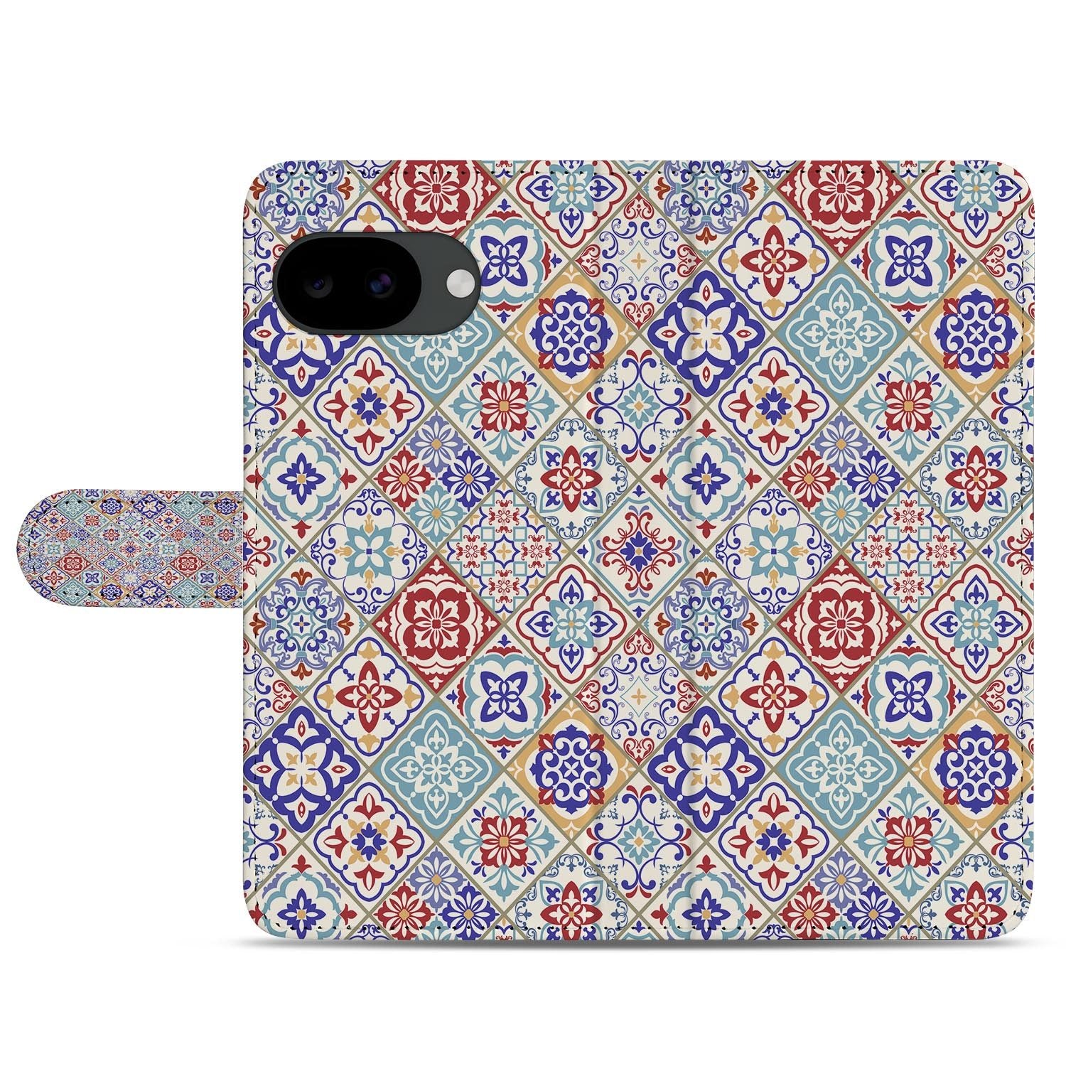 Google Pixel 10a portemonnee hoesje met Tegelpatroon design