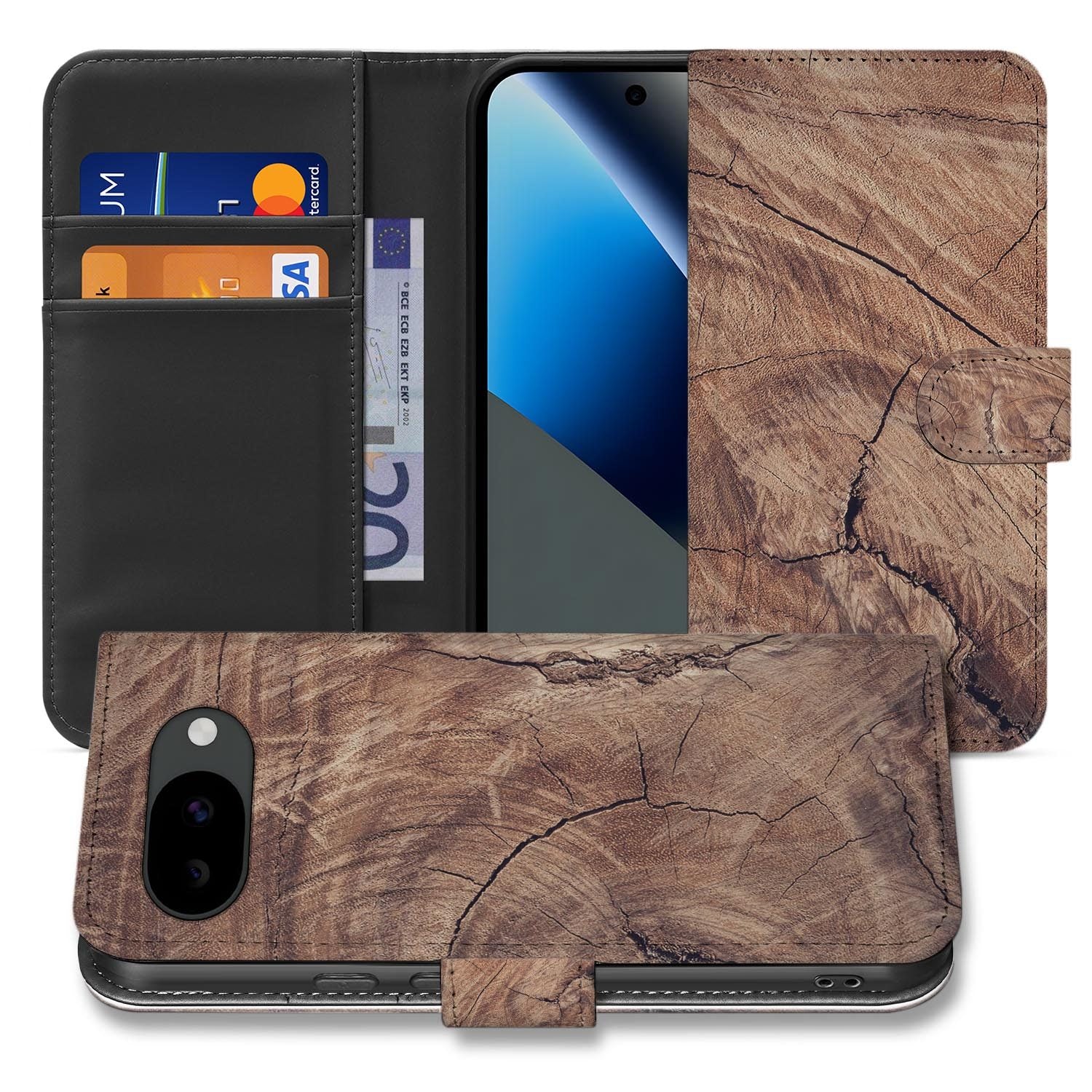 Boomstam bookcase hoesje voor de Google Pixel 10a