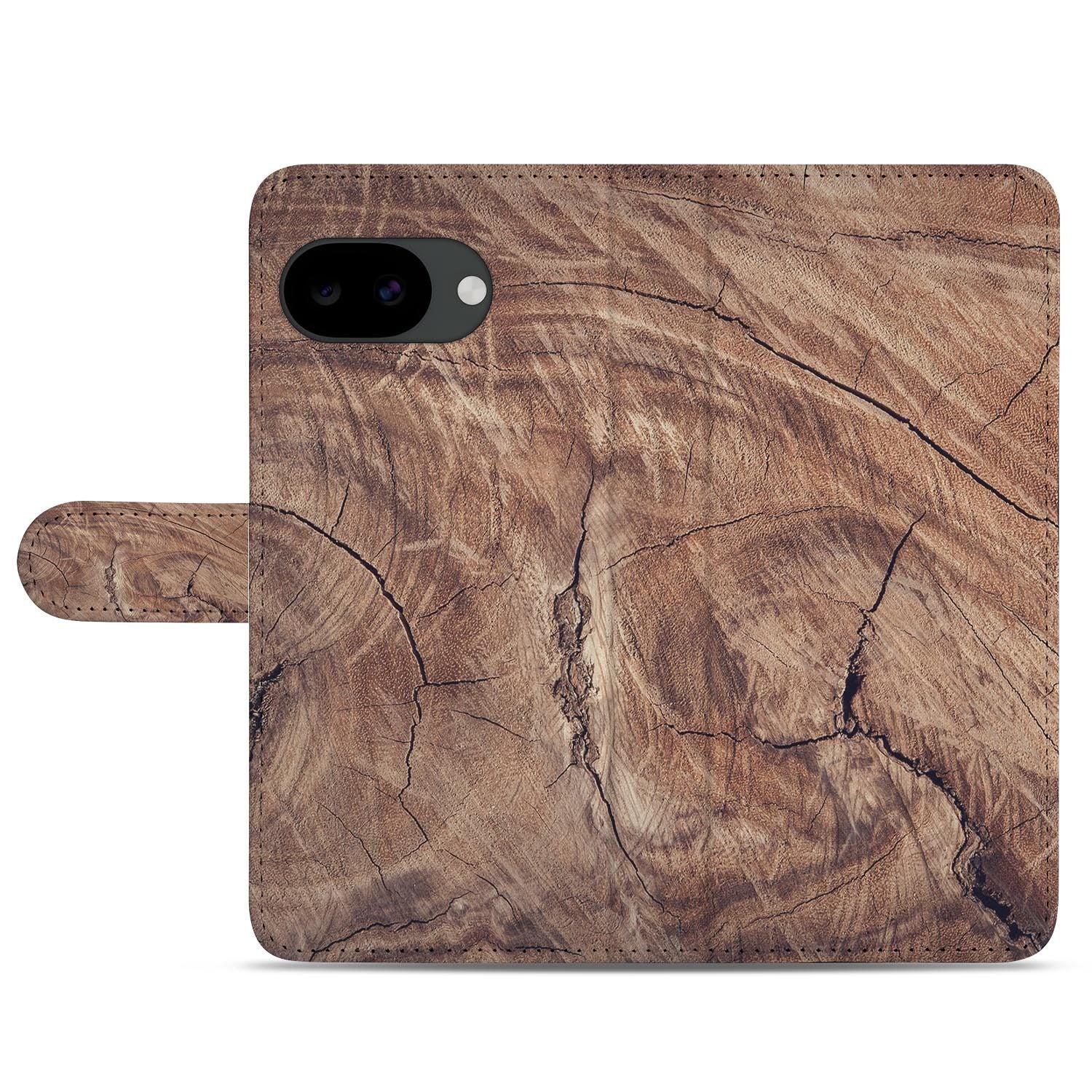 Google Pixel 10a portemonnee hoesje met Boomstam design