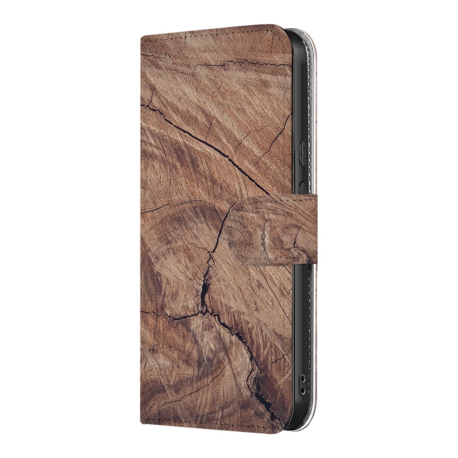 Boomstam wallet hoesje voor Google Pixel 10a met pasjeshouder