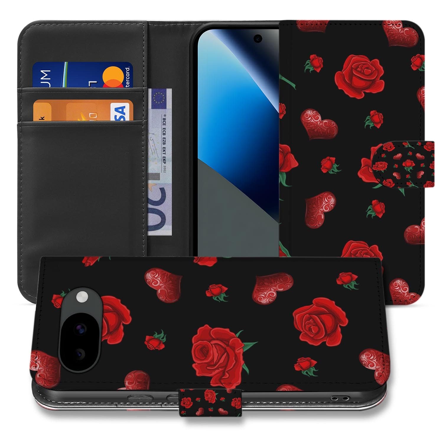 Valentine bookcase hoesje voor de Google Pixel 10a