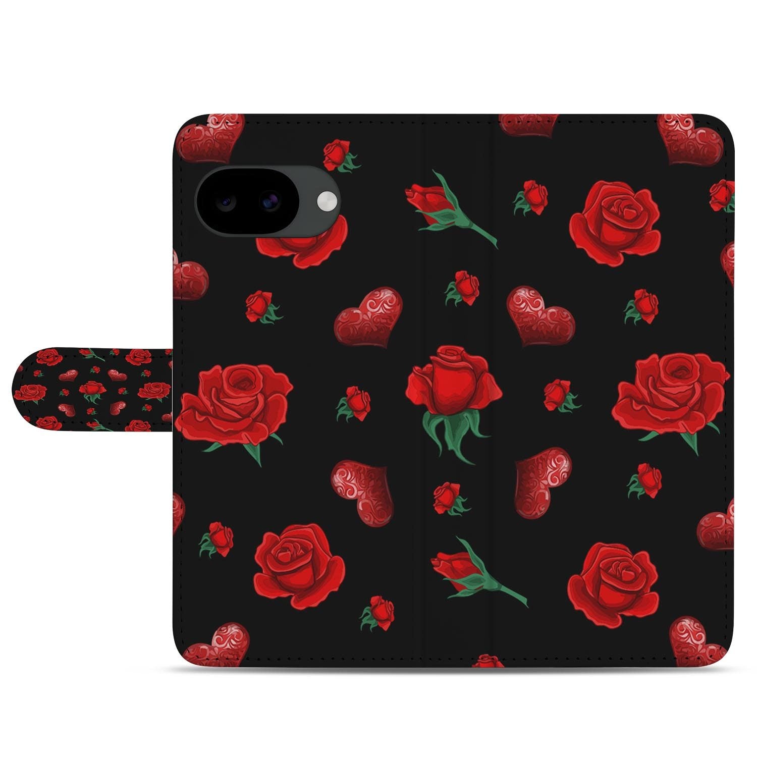 Google Pixel 10a portemonnee hoesje met Valentine design
