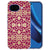 Google Pixel 10a softcase hoesje Barok Pink met roze barokpatroon op de achterkant