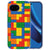 Google Pixel 10a back cover hoesje Blokken met grafisch blokkenpatroon