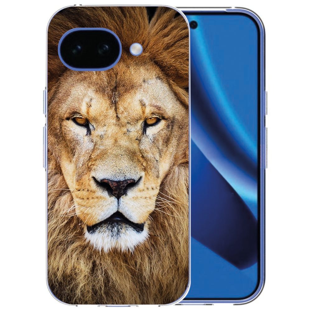 Back cover hoesje Google Pixel 10a met statige leeuwenprint