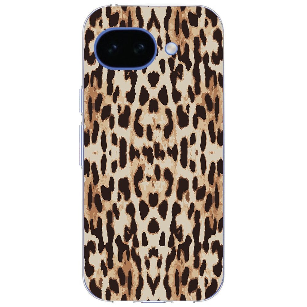 Achterkant van het Leopard hoesje voor de Google Pixel 10a in close-up