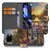 Google Pixel 9a Book Case & Portemonnee Hoesje Amsterdamse Grachten voorzijde design Amsterdamse Grachten