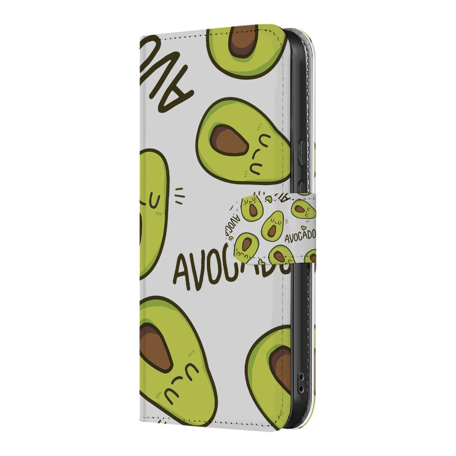 Google Pixel 9a Avocado Singing Book Case Groen zijaanzicht