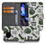 Google Pixel 9a Book Case En Portemonnee Hoesje Dino Print Met Pasjes Telefoonhoesje dino print design overzicht