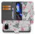 Flamingo Triangle Google Pixel 9a Book Case Portemonnee Hoesje flamingo driehoek design gesloten