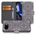 Flower Tiles Book Case Portemonnee Hoesje Voor Google Pixel 9a Met Bloemenpatroon designnaam bloemenpatroon aanzicht