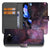 Heelal Design Google Pixel 9a Book Case Portemonnee Hoesje voorkant achterkant galaxy patroon