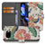 Pink Peacock Google Pixel 9a Portemonnee Hoesje designnaam zijaanzicht