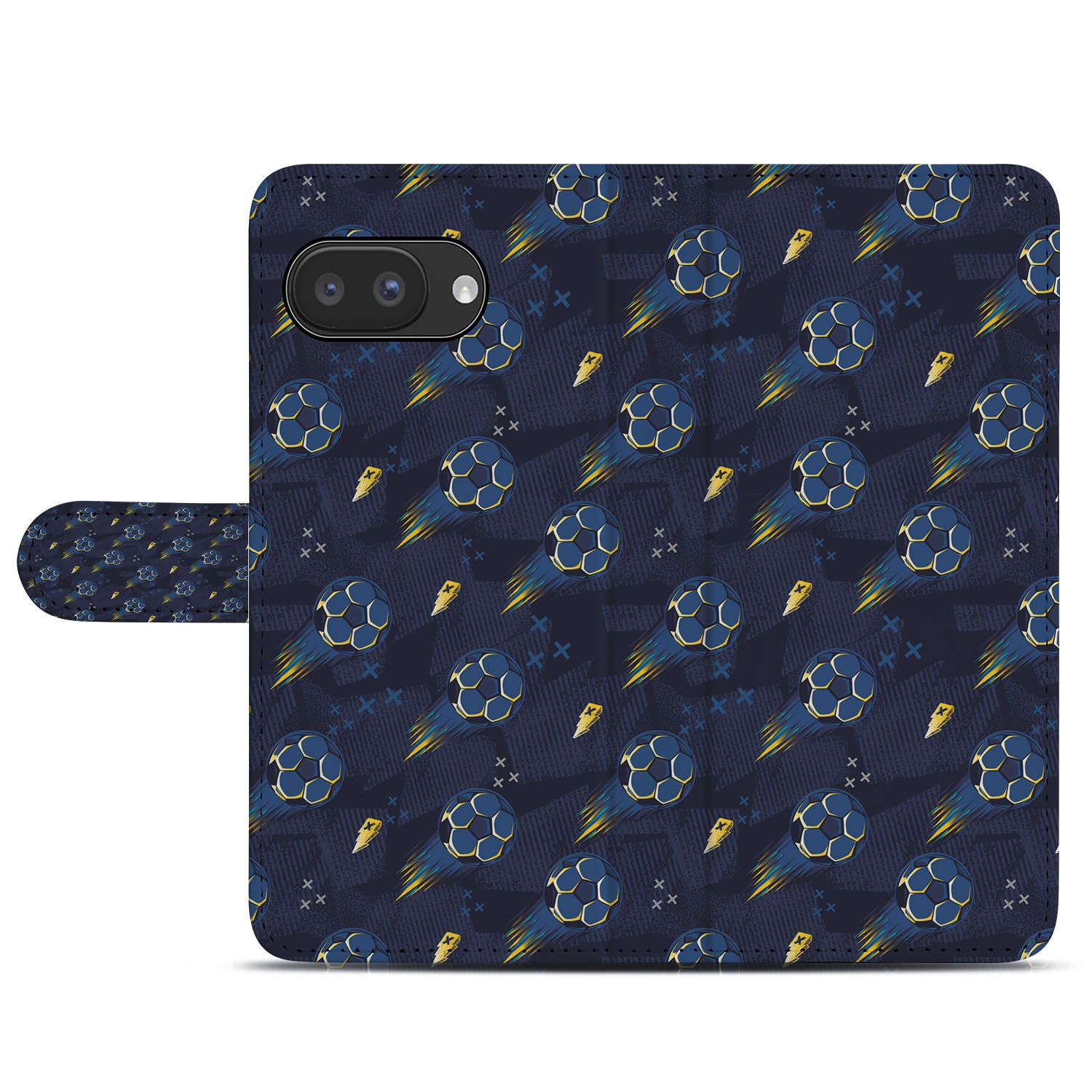 Voetbal Design Google Pixel 9a Book Case Hoesje voorkant