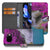 Google Pixel 9a Waterval Paars Book Case Hoesje portemonnee zijde voorkant