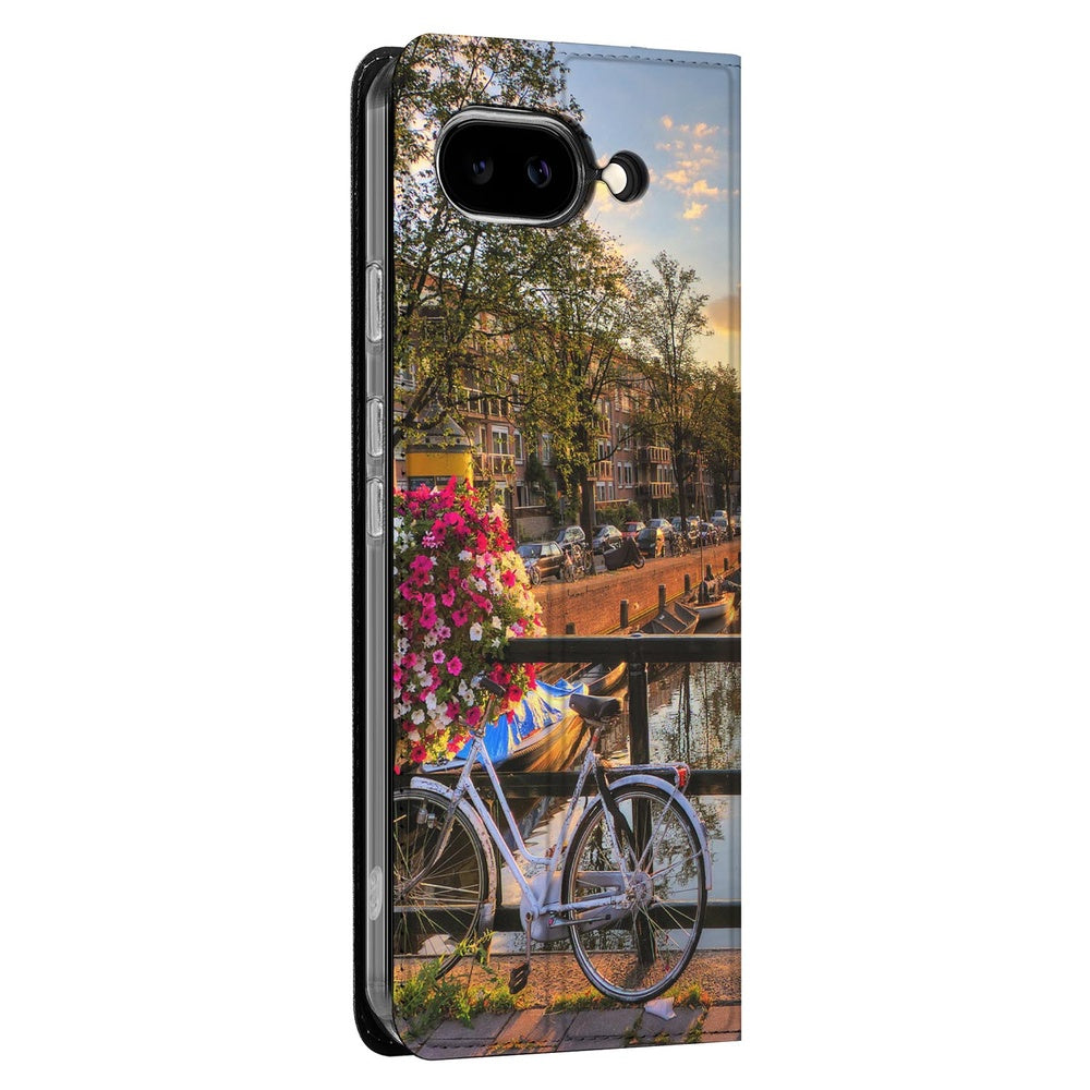 Google Pixel 9a Book Cover Amsterdamse Grachten design Amsterdam aanzicht