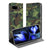 Google Pixel 9a Telefoonhoesje Army Dark camouflage bookcase voorkant achterkant