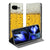 Google Pixel 9a Bookcase Bier hoesje bierprint aanzicht