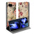 Google Pixel 9a Flip Style Cover Bloemen bloemenprint design vooraanzicht