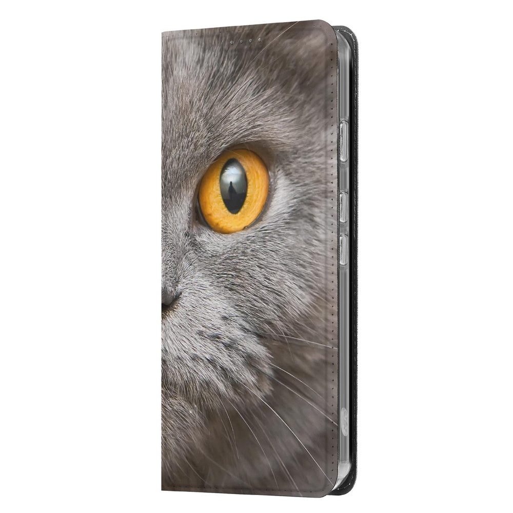 Google Pixel 9a Telefoonhoesje Britse Korthaar kattenoog zijkant