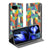 Google Pixel 9a Book Case Funky Retro boek case design kleurrijk geometrisch aanzicht
