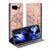 Bookcase Wallet Case Marmer Oranje bookcase wallet case marmer oranje aanzicht