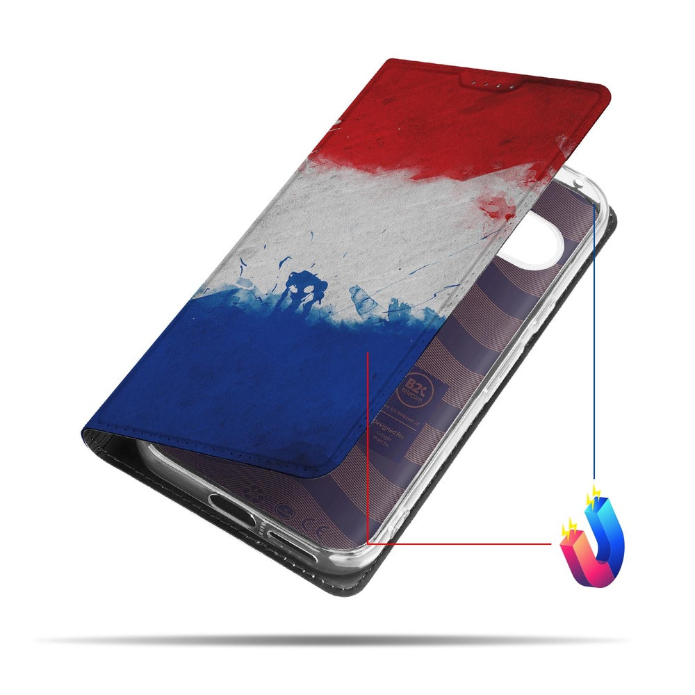 Book Wallet Case Google Pixel 9a Nederland design Nederlandse vlag aanzicht