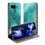 Book Case Google Pixel 9a Painting Blue hoesje design turquoise aanzicht