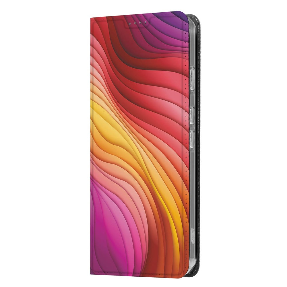 Google Pixel 9a Bookcase Regenboog design voorkant