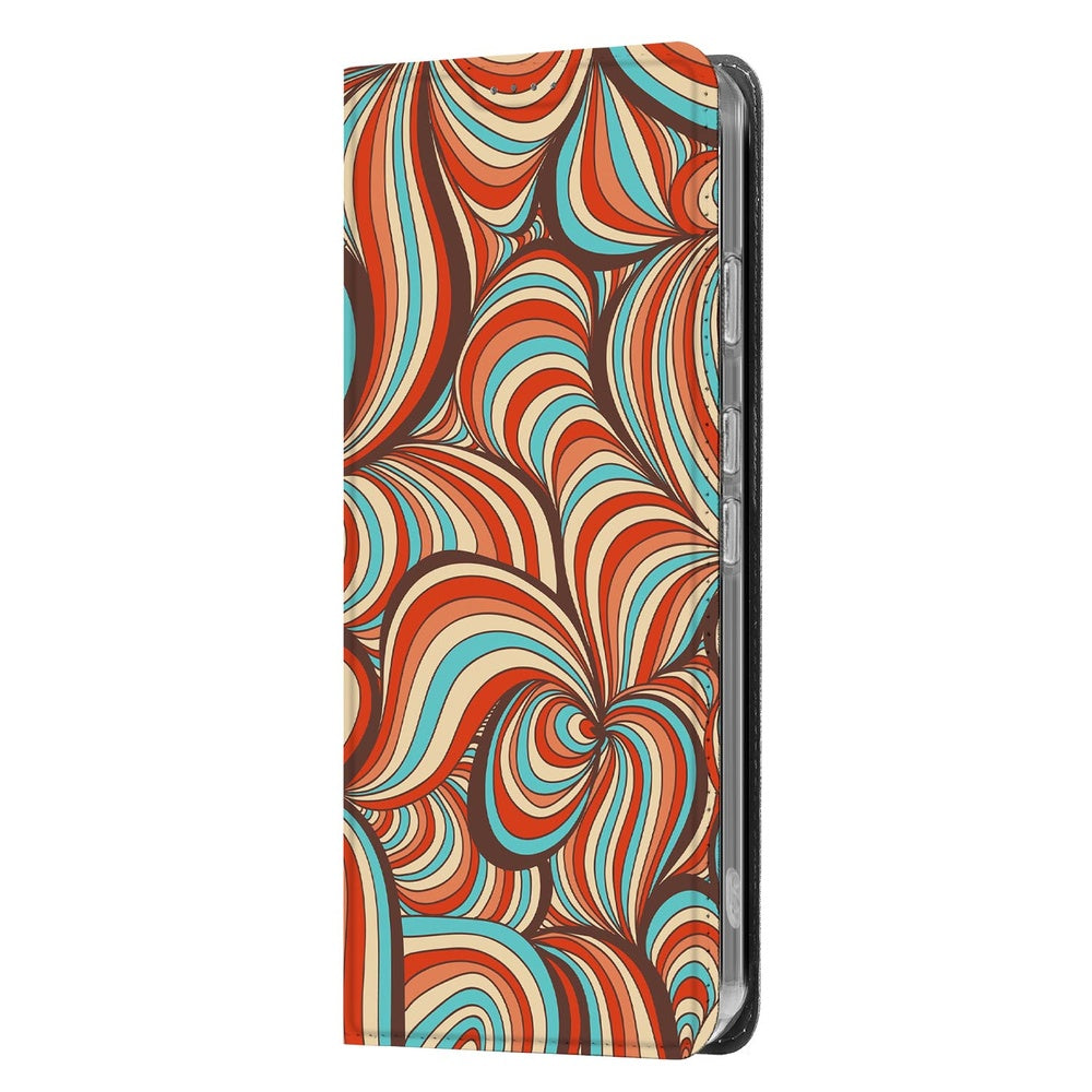 Google Pixel 9a Telefoonhoesje Retro retro print voorkant